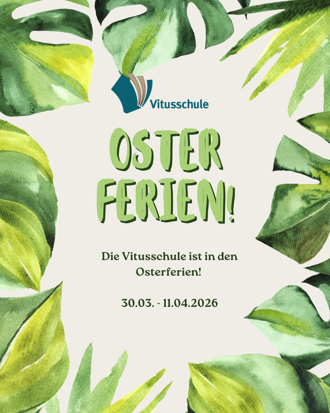 Osterferien 2026