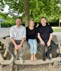v.l.: Herr Otten, Frau Wiedemann, Herr Kröger
