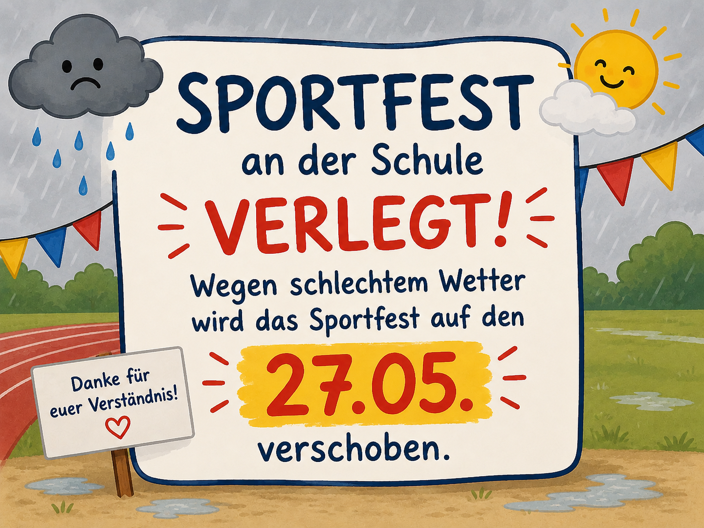 Sportfest 2026 Verlegt
